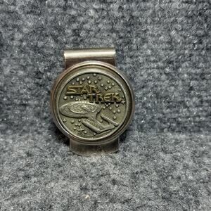 Vintage (1997) Star Trek Paramount Pictures Promo Money Clip - RARE - 2” Round